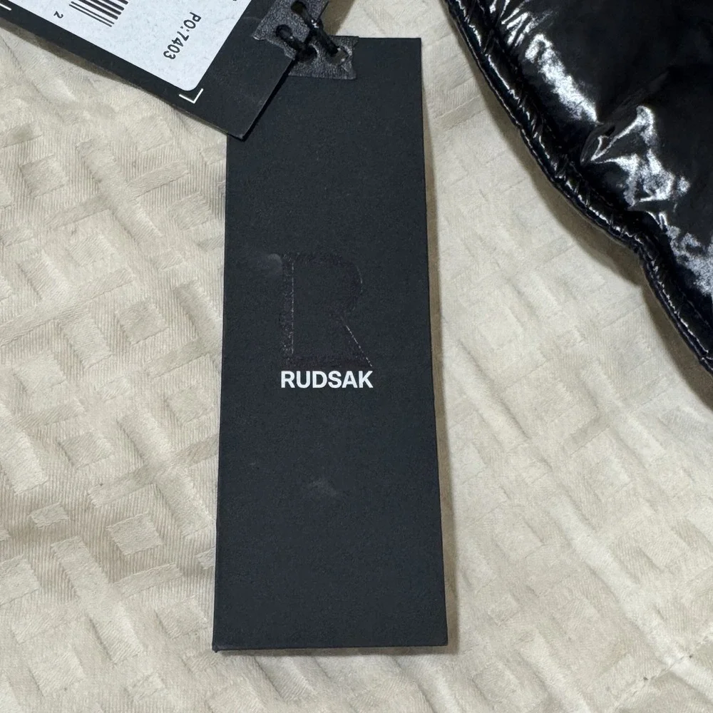 RUDSAK Buddie Dog Puffer Jacket Coat Black/Noir Size P/S - NWT